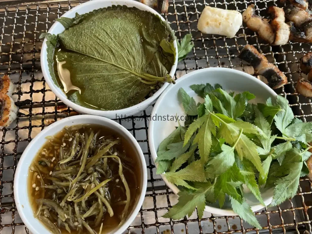 깻잎, 당귀, 고추장아찌